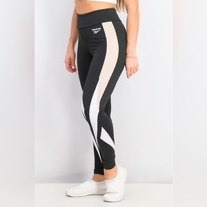Reebok Women's XS Black Pink Athletic Legging